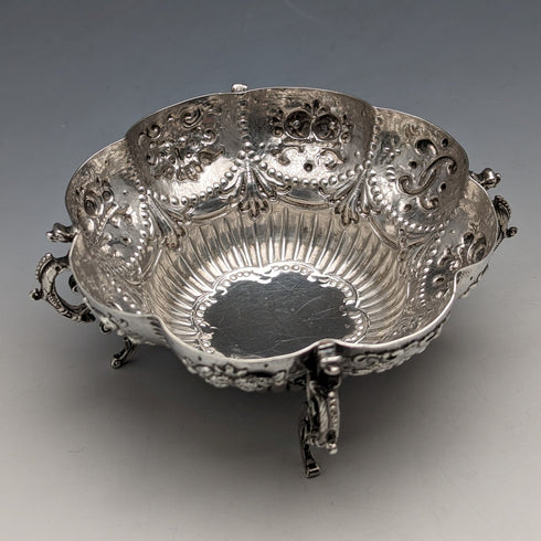 1903 年英國古董純銀高腳碗 126 克 Goldsmiths & Silversmiths